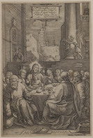 TvB G 0979
<br/>
Laatste avondmaal
<br/>
<em>Danckerts, Dancker (1633/34-1666)</em>